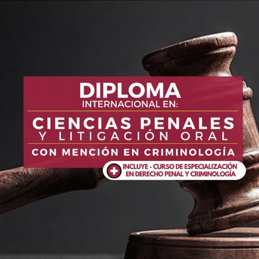 Diploma Internacional en Ciencias Penales y Litigación Oral con mención en Criminología